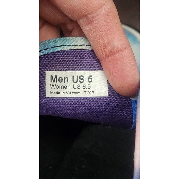 Vans Off the Wall Galaxy Shoes Women's Size 6.5, Men's Size 5 Space Sneakers - Picture 7 of 7